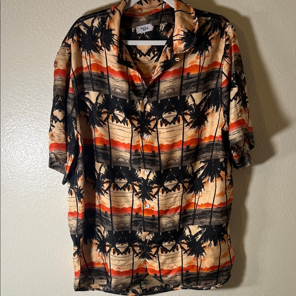 Hawaiian Shirt 100% Silk By Philip Huang Size L — image 2 of 8